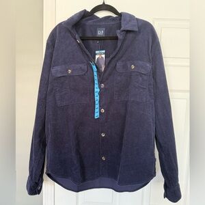 GAP Dark Blue Corduroy Shirt